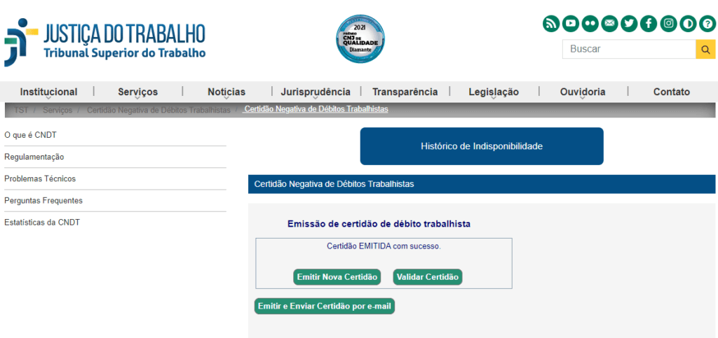 Tá difícil… tirar atestado de antecedentes online