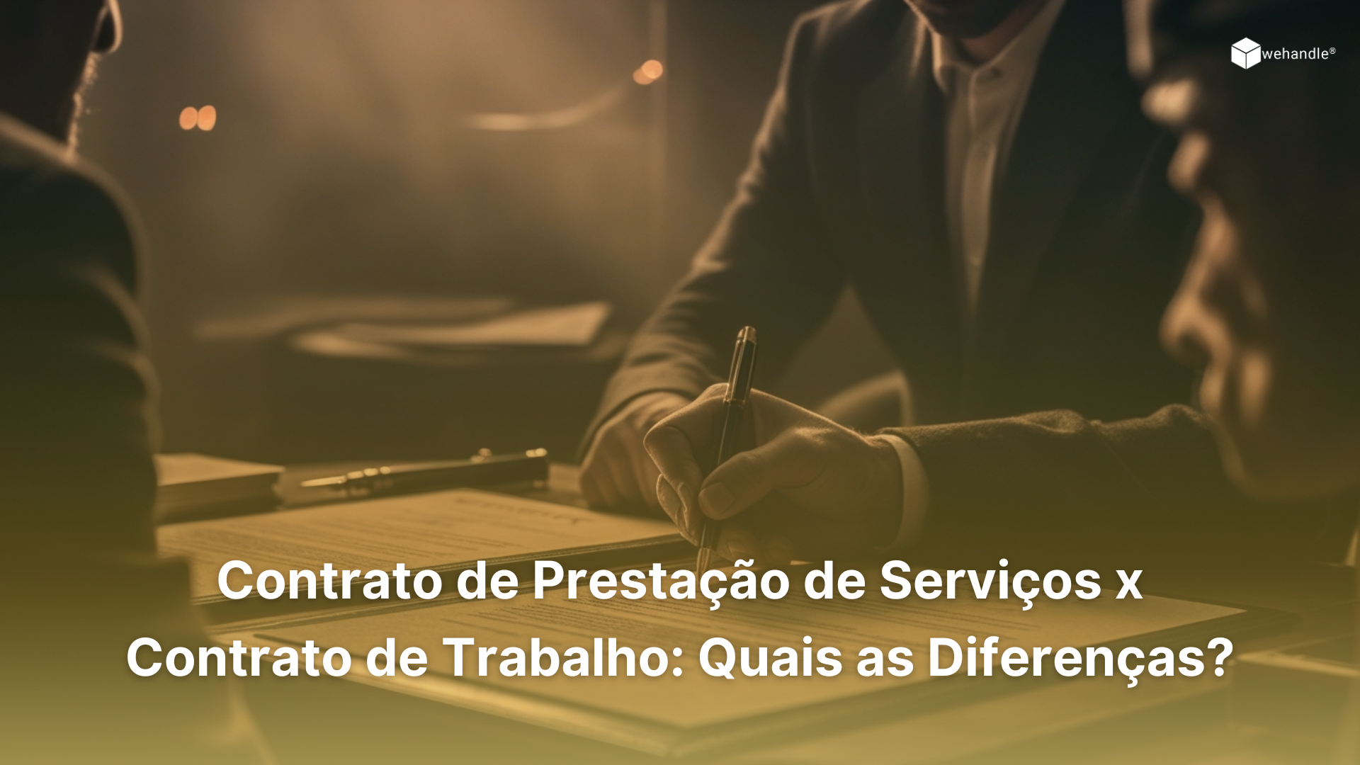 contrato de prestação de serviços x contrato de trabalho